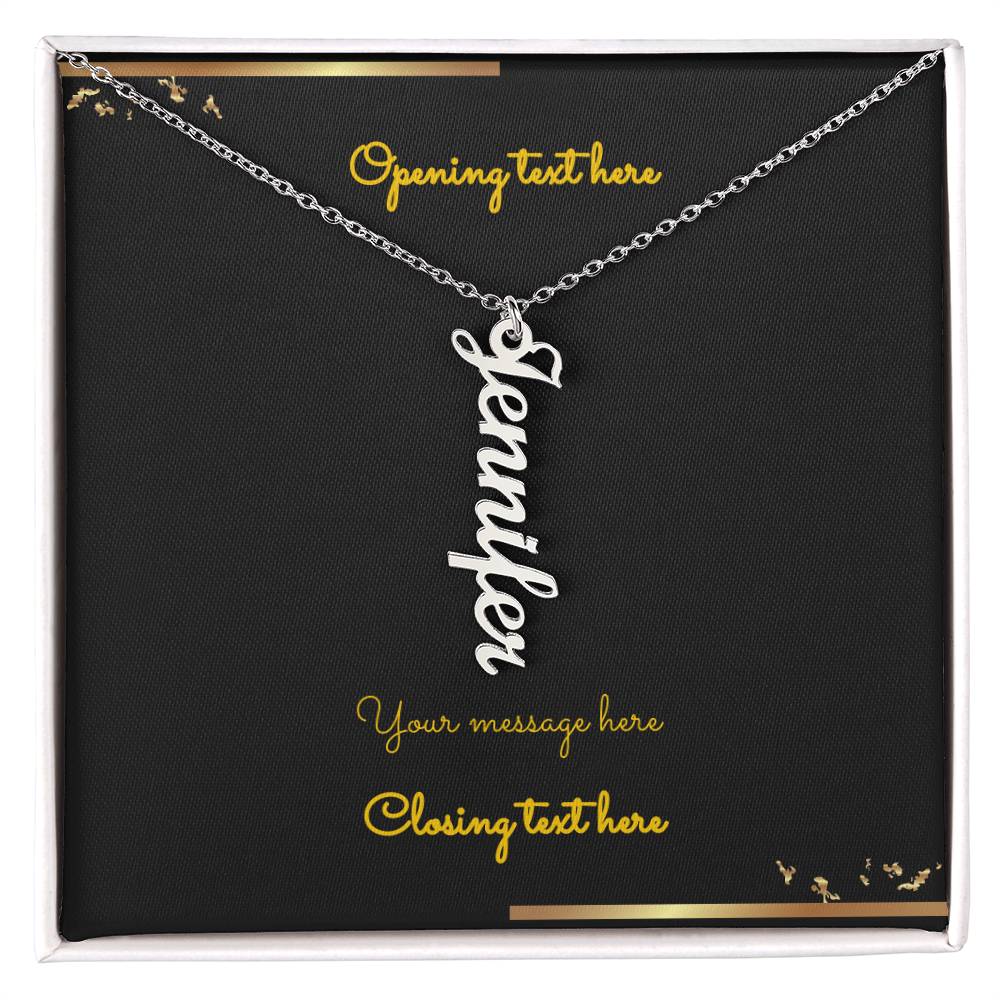 Multi-name Necklace + Personalized Message Card | Lovesakes