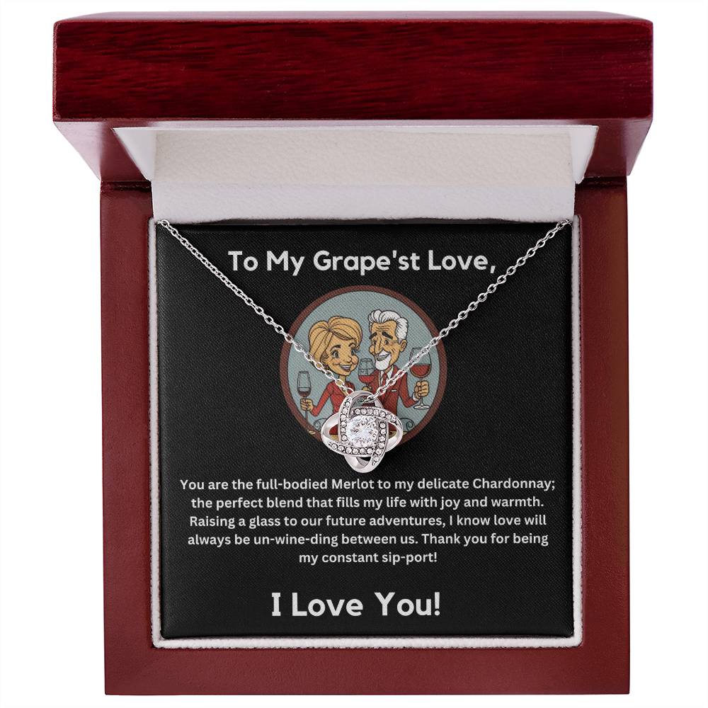 My Grape'st Love Knot Necklace | Lovesakes