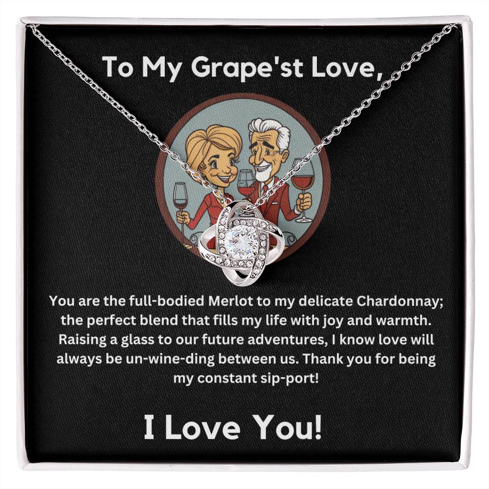 My Grape'st Love Knot Necklace | Lovesakes