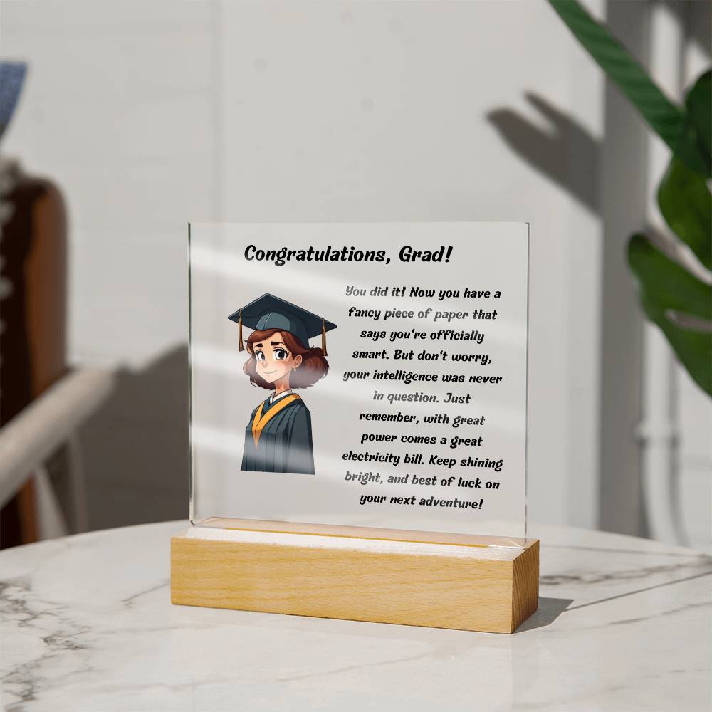 Officially Smart Graduation Plaque | Lovesakes