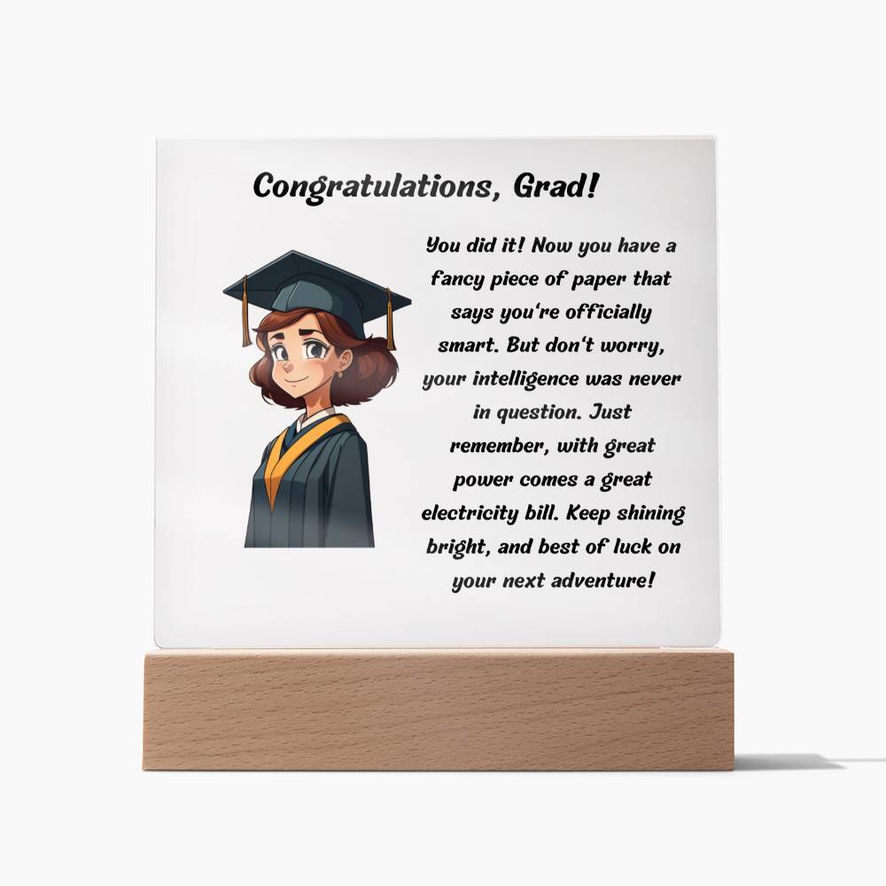 Officially Smart Graduation Plaque | Lovesakes