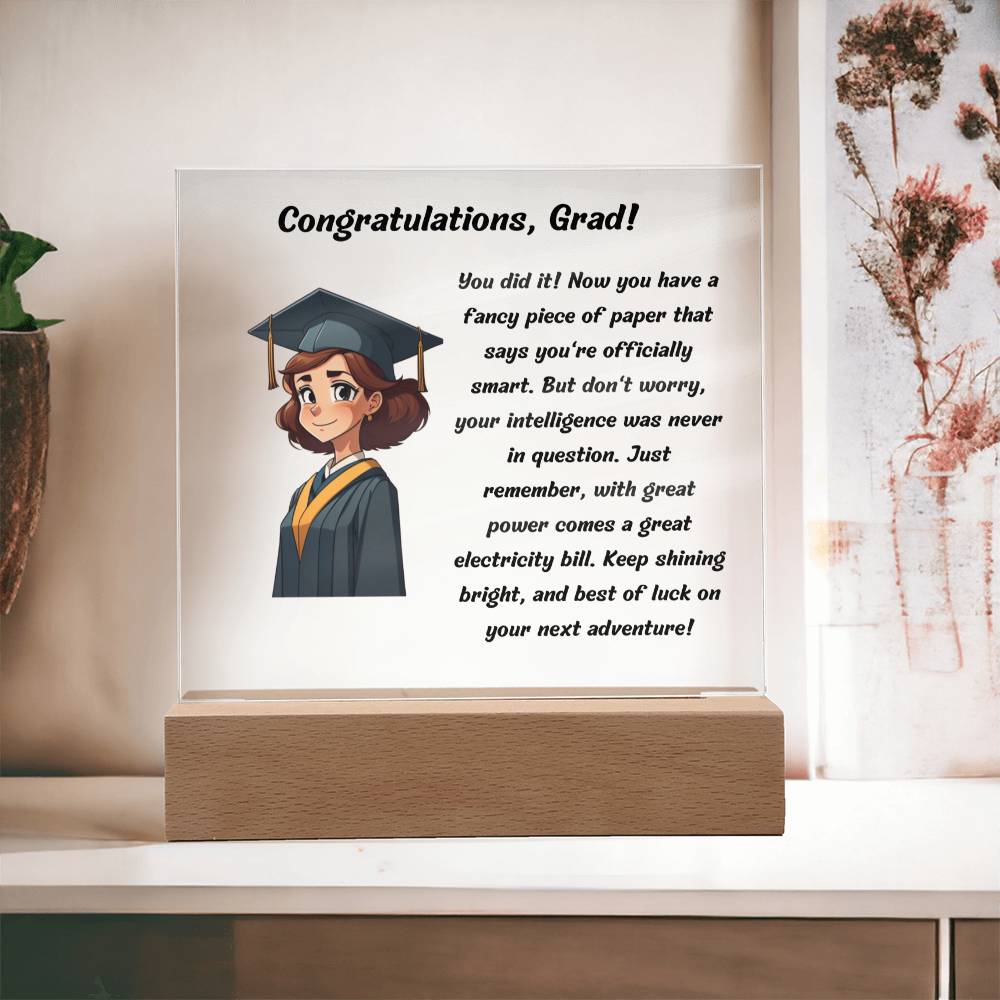 Officially Smart Graduation Plaque | Lovesakes