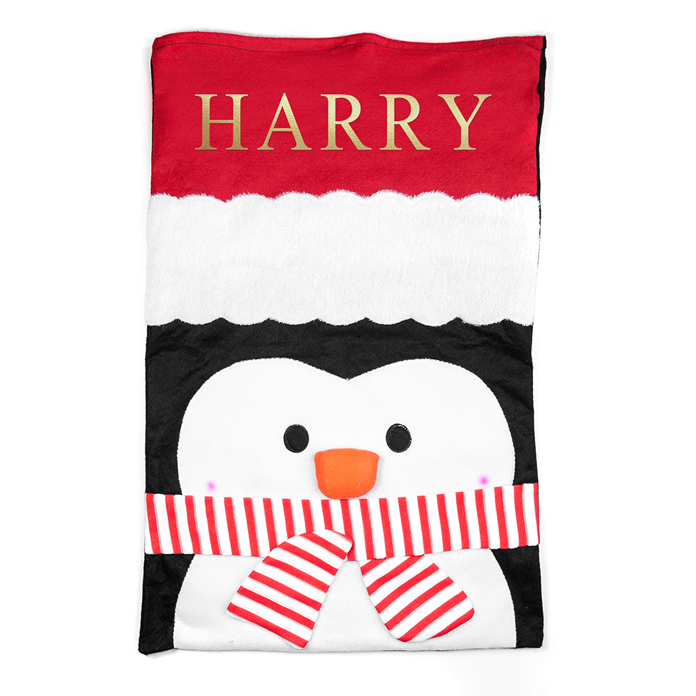 Personalised Penguin Santa Sack - Lovesakes