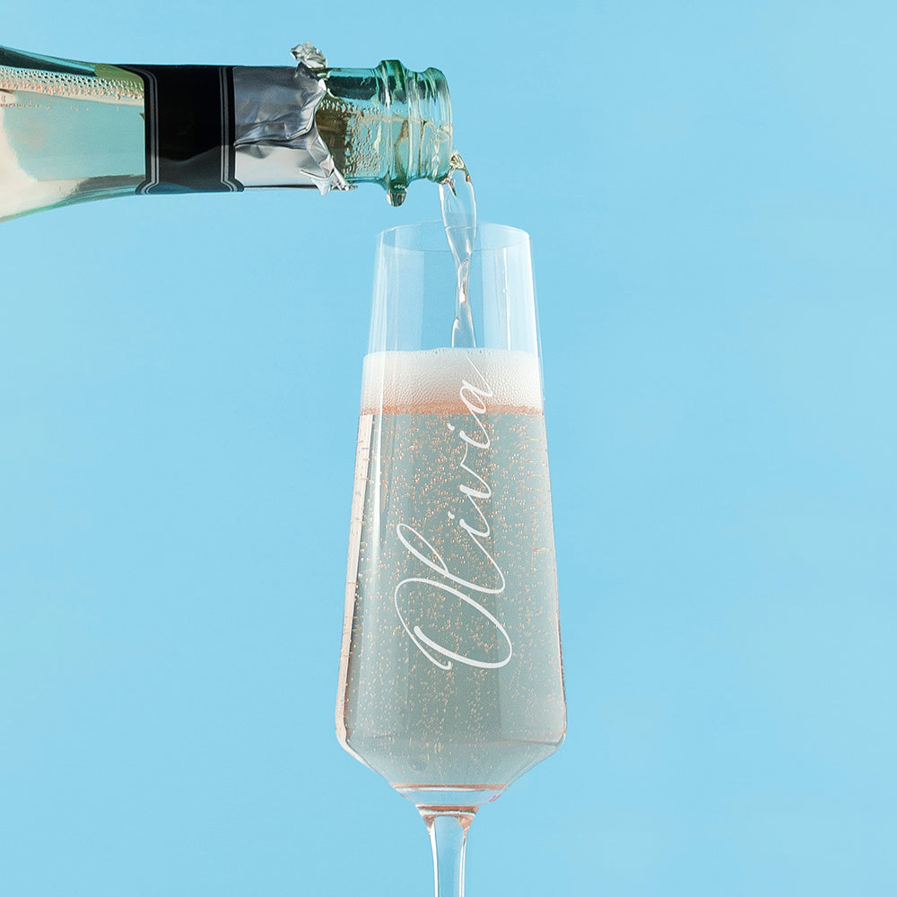 Personalized Barware - Personalized Elegance Champagne Flute 