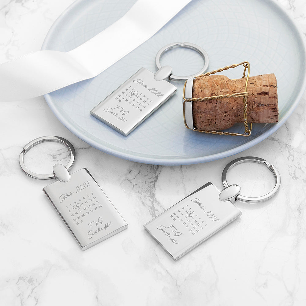 Personalized Special Date Keyring - GiftsofaKind