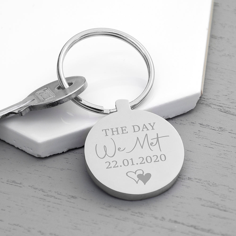 Personalized Keyrings - Personalized Day We Met Keyring 