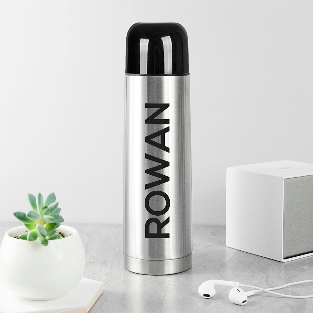 Personalized Stainless Steel Thermos Flask 750ml - GiftsofaKind