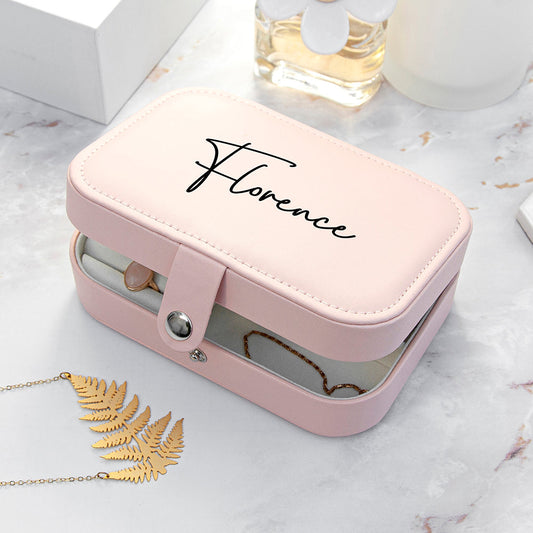 Personalized Travel Jewellery Case
