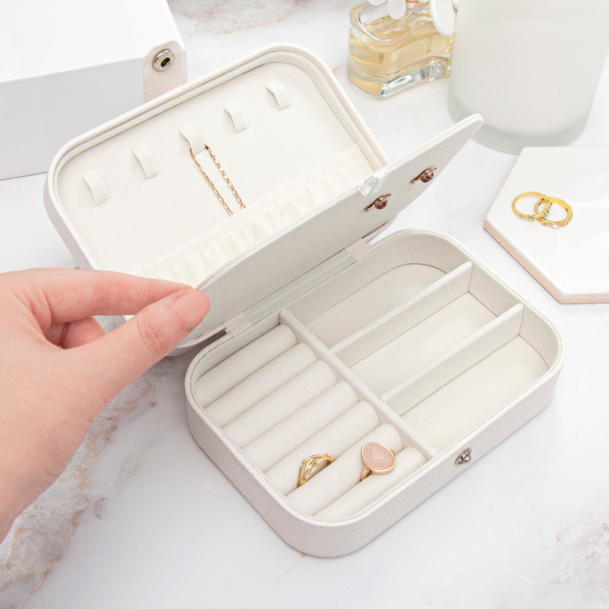 Personalized Jewellery Boxes & Storage - Personalized Travel Jewellery Case 