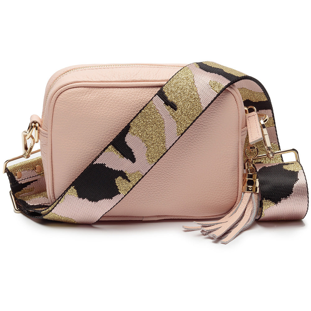 Personalized Cross Body Bags - Pink Personalized Cross Body Leather Bag 