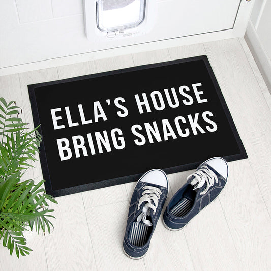 Personalised Monochrome Indoor Doormat