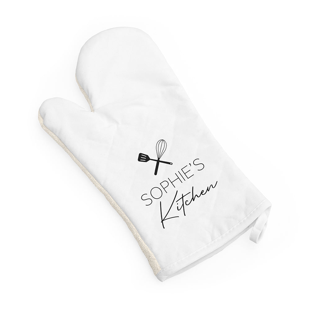 Personalized Oven Gloves - Personalized Kitchen Oven Mitt 