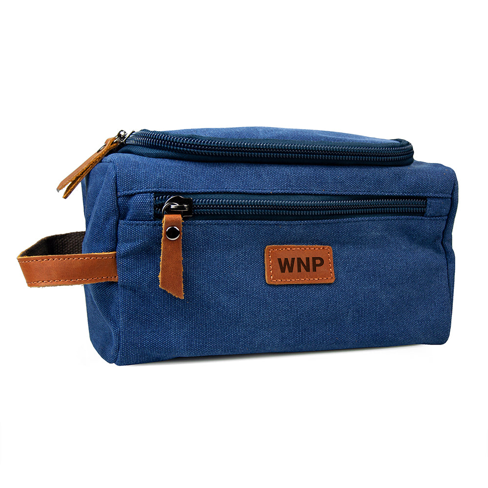 Personalized Men's Washbags - Personalized Jetsetter Denim Wash Bag 