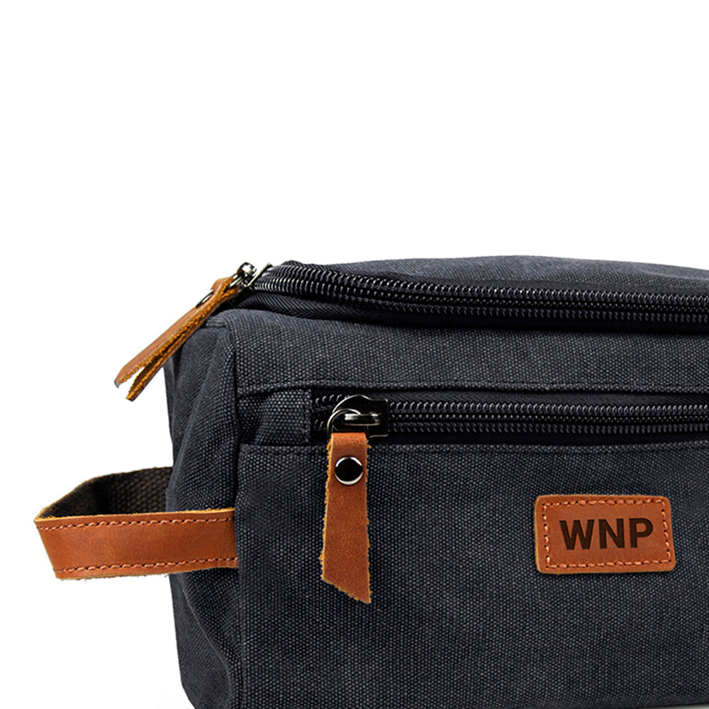 Personalized Men's Washbags - Personalized Jetsetter Denim Wash Bag 