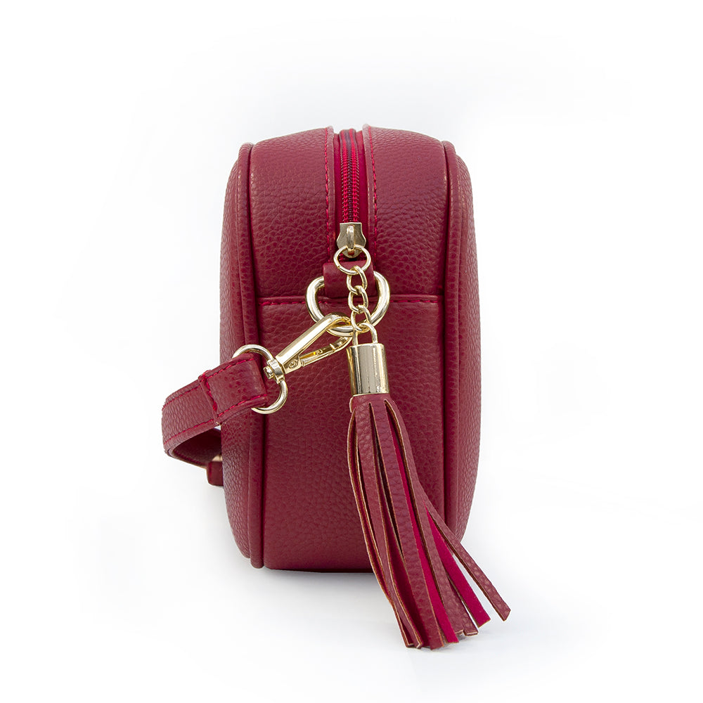 Personalized Cross Body Bags - Personalized Crossbody Bag in Red 