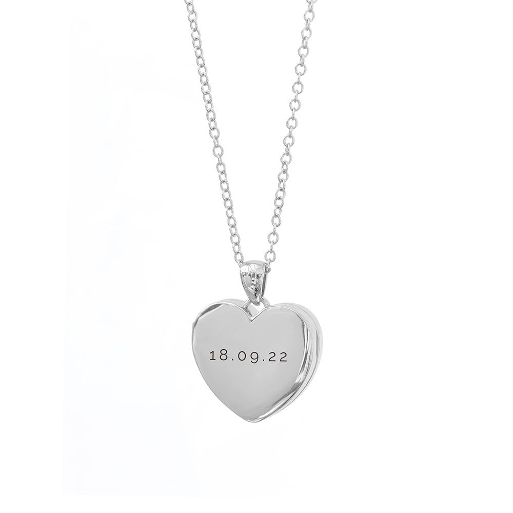 Personalized Necklaces - Personalized Heart Photo Locket 