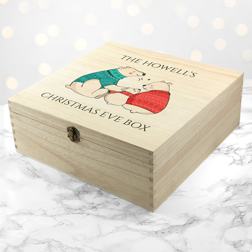 Personalised Polar Bear Christmas Box - Lovesakes