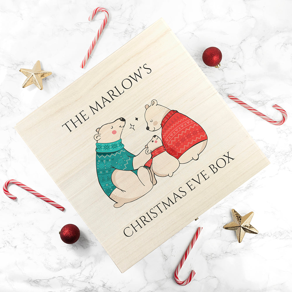 Personalised Polar Bear Christmas Box - Lovesakes