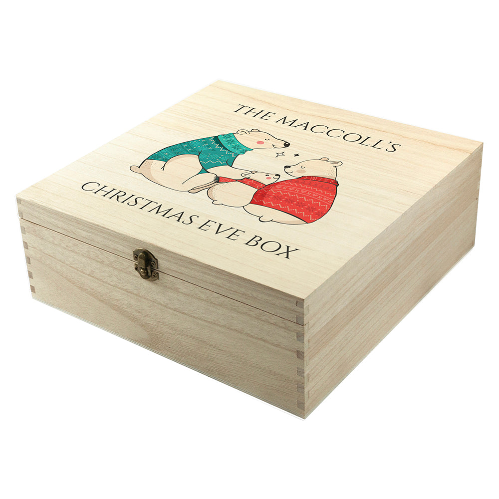 Personalised Polar Bear Christmas Box - Lovesakes