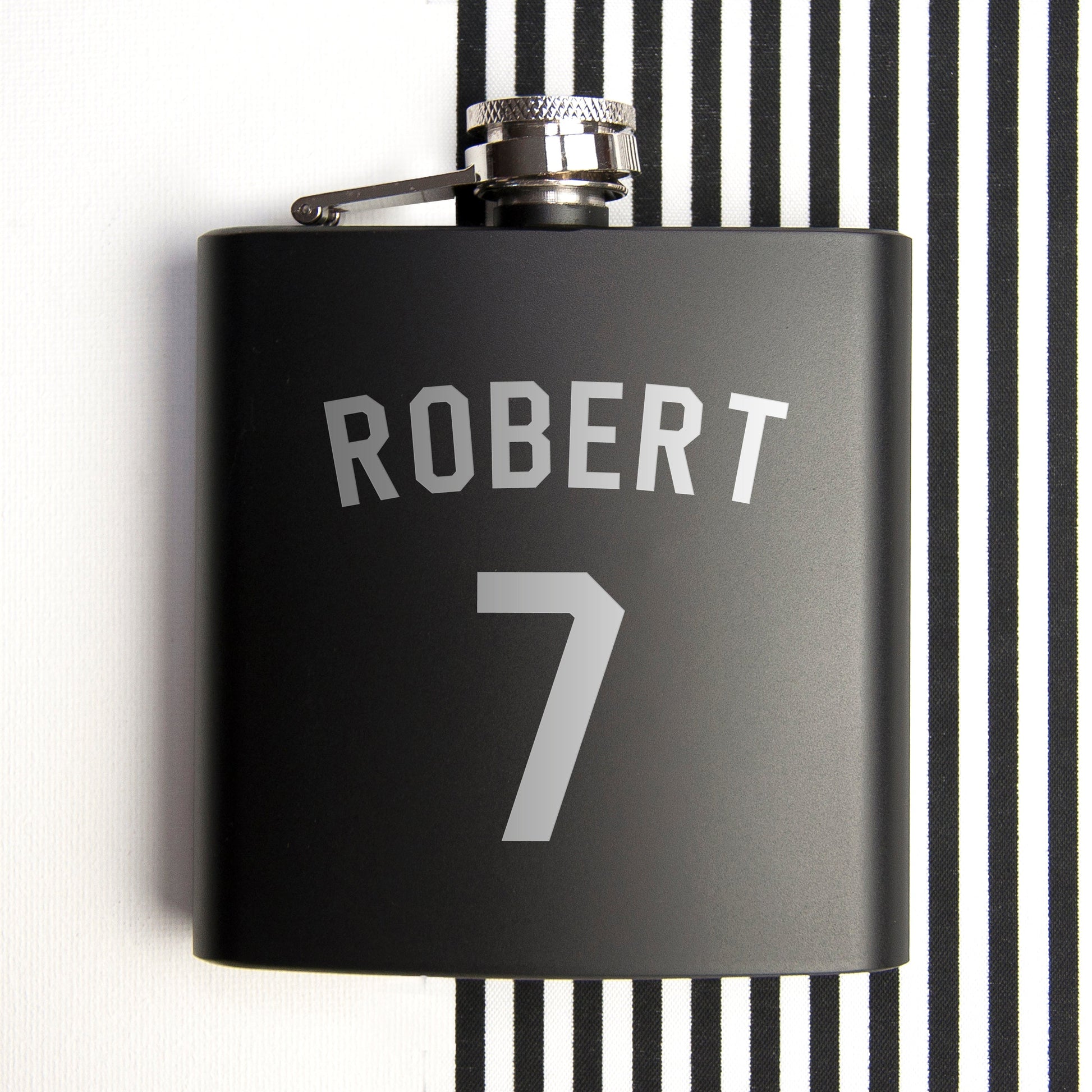 Personalized Football Shirt Hip Flask - GiftsofaKind