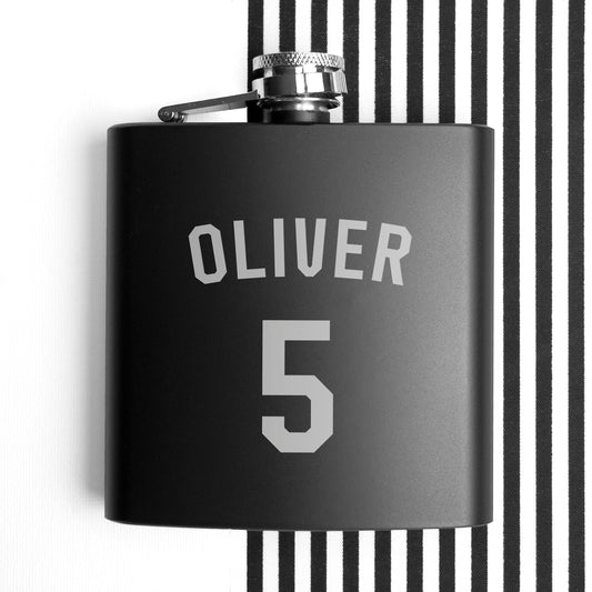 Personalized Football Shirt Hip Flask