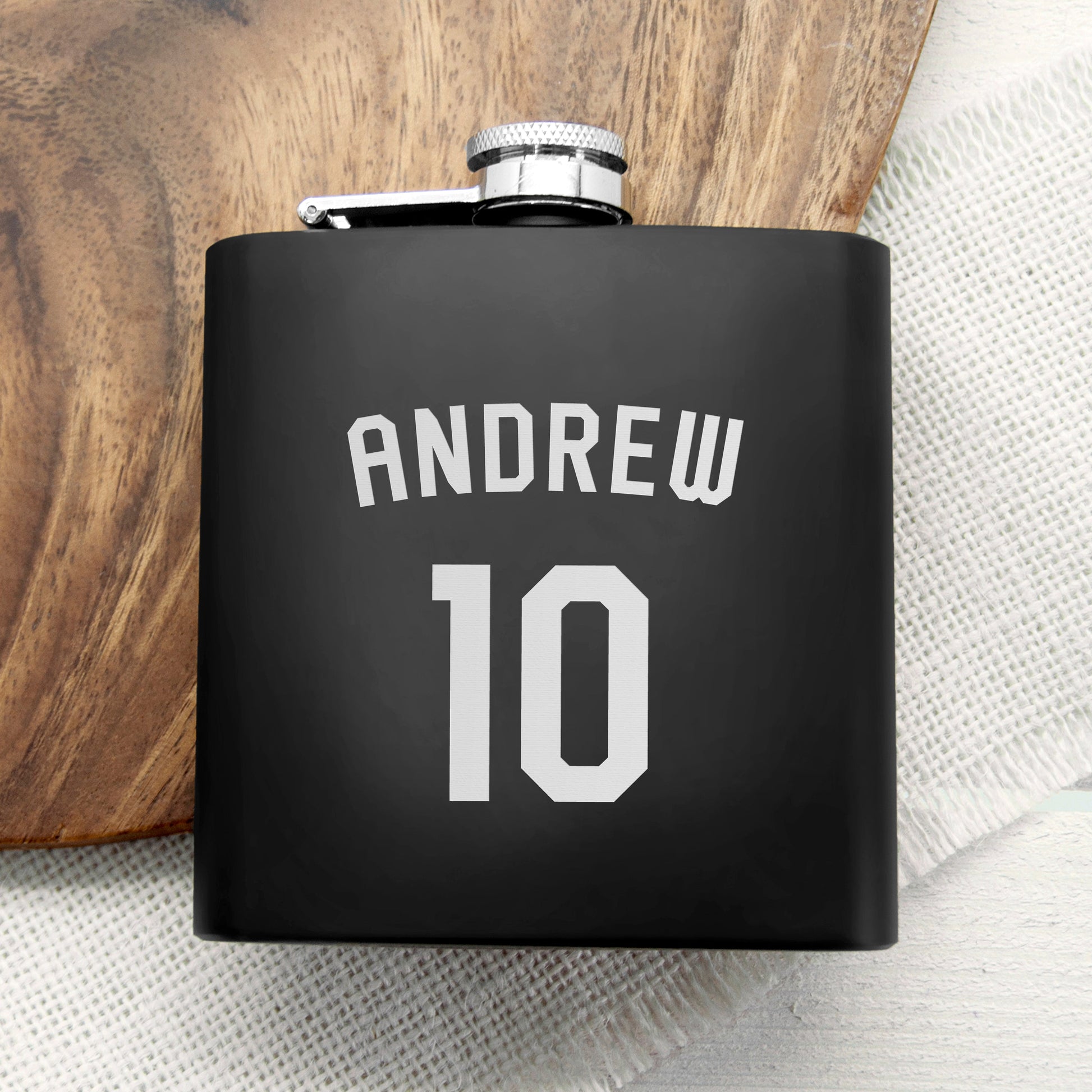Personalized Hip Flasks - Personalized Football Shirt Hip Flask 