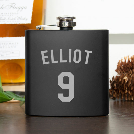 Personalized Football Shirt Hip Flask
