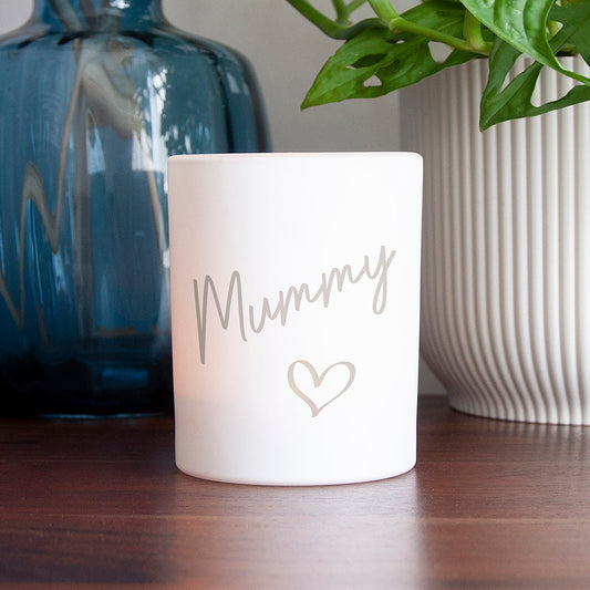 Personalized Heart Candle Holder