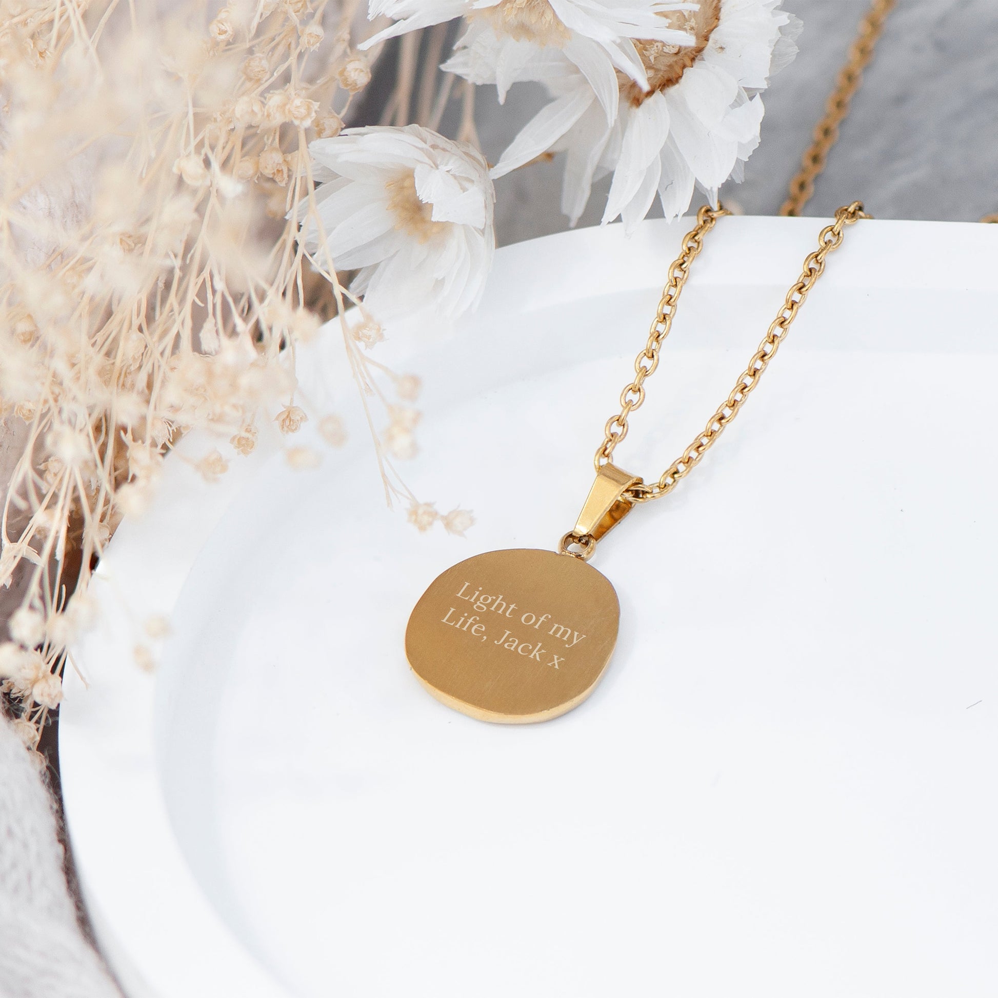 Personalised Honey Bee Pendant and Necklace - Lovesakes