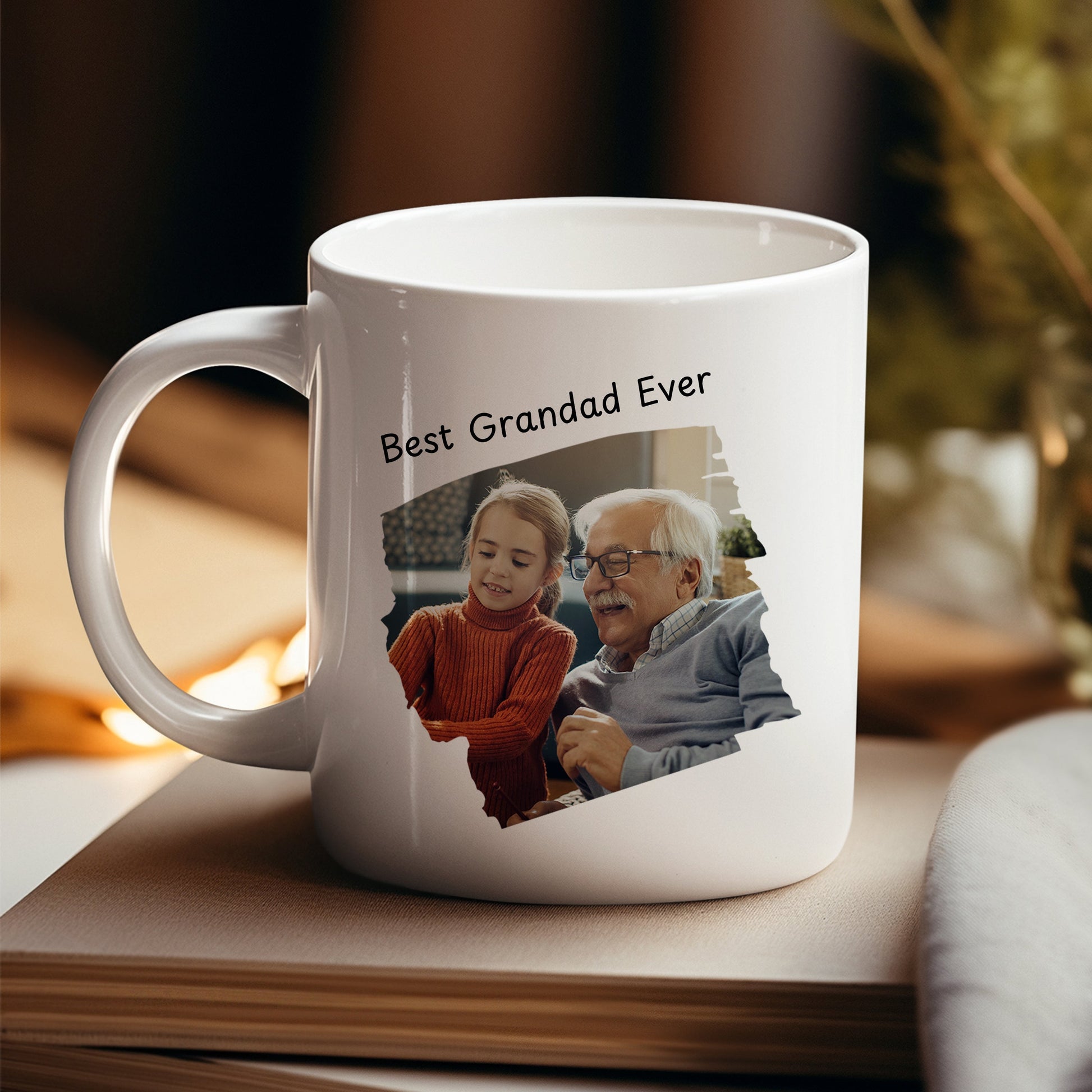 Personalized Mugs - Personalized Best Grandad Photo Mug 