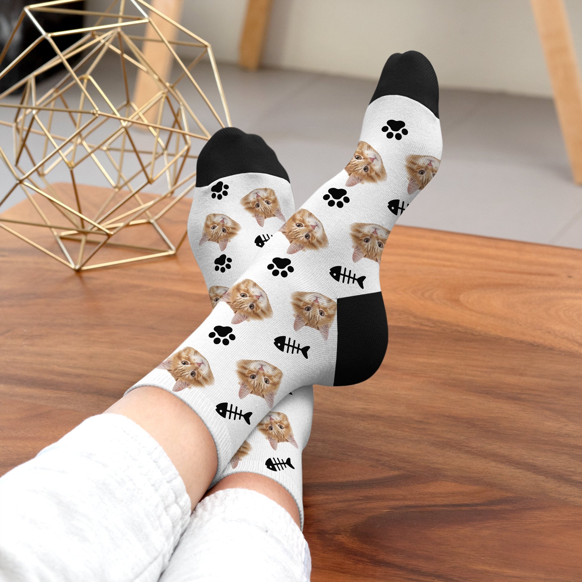 Personalized Cat Photo Socks - GiftsofaKind