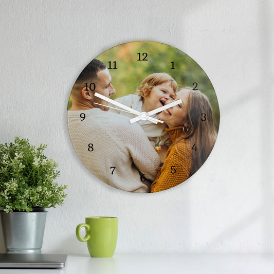 Personalized Picture Wall Clock