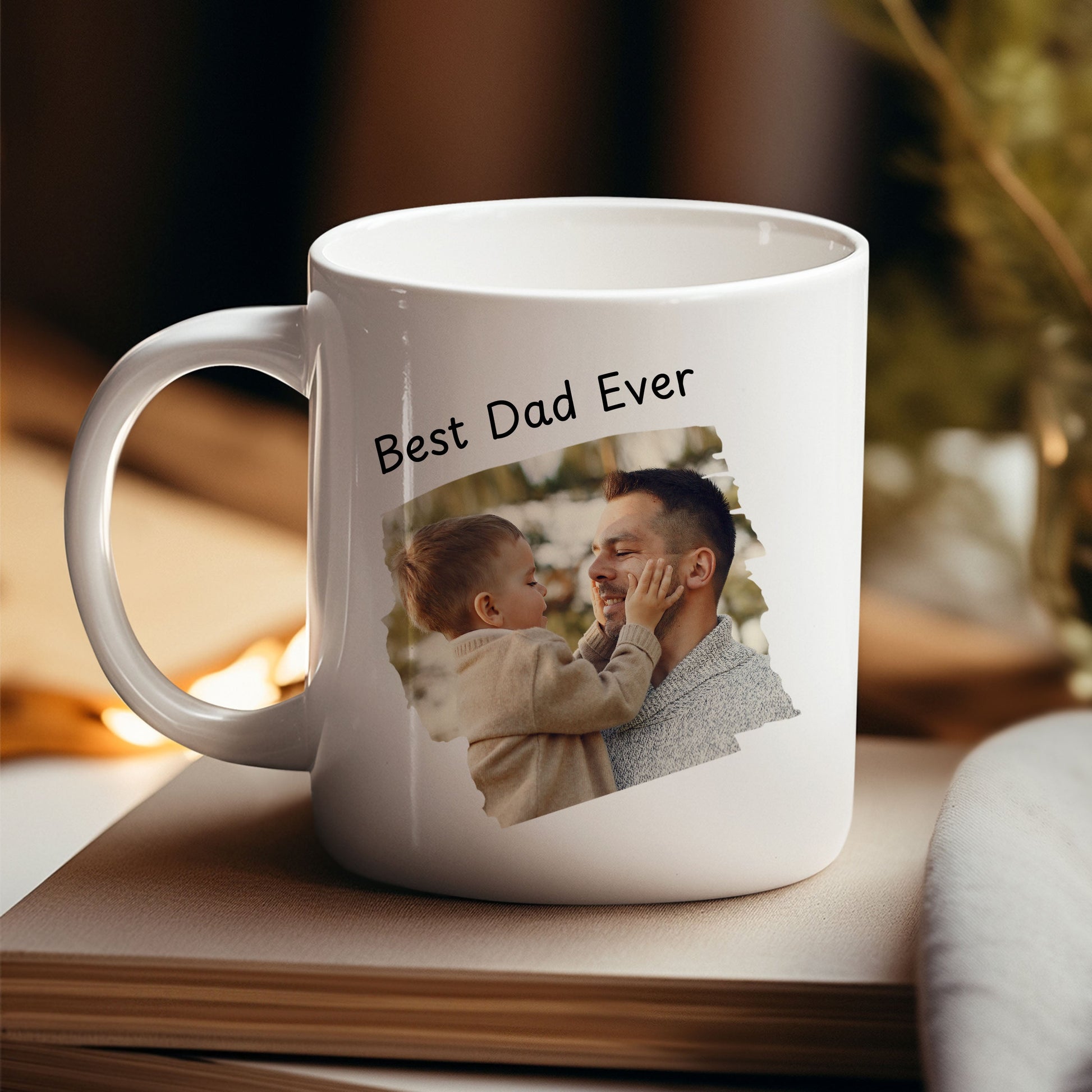 Personalized Mugs - Personalized Best Dad Photo Mug 