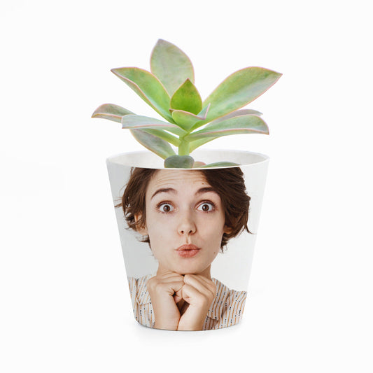 Personalized Photo Flower Pot