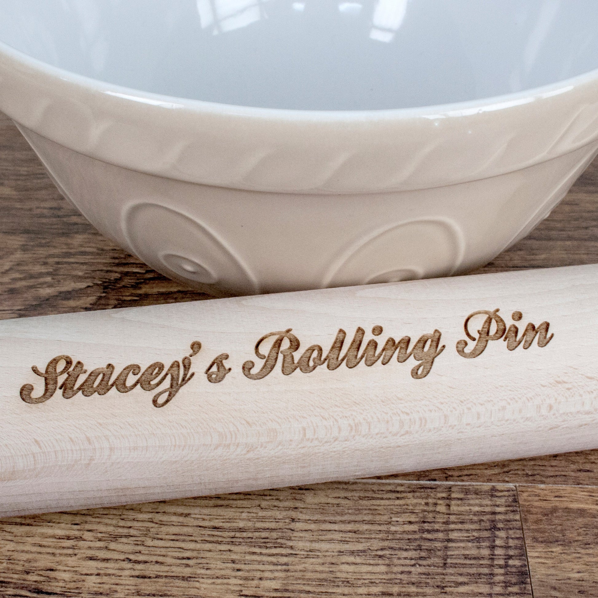 Personalised Wooden Rolling Pin - Lovesakes