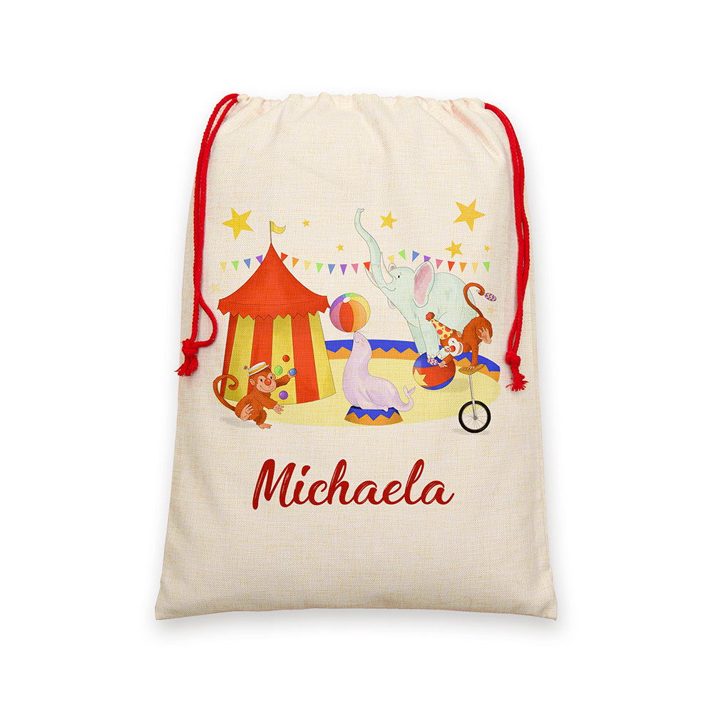 Personalised Circus Christmas Sack - Lovesakes