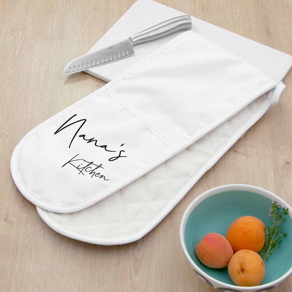 Personalised Double Oven Glove - Lovesakes