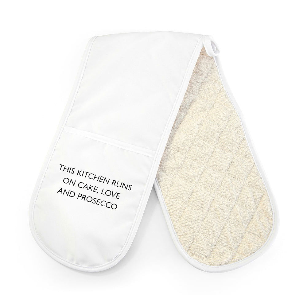 Personalised Double Oven Glove - Lovesakes