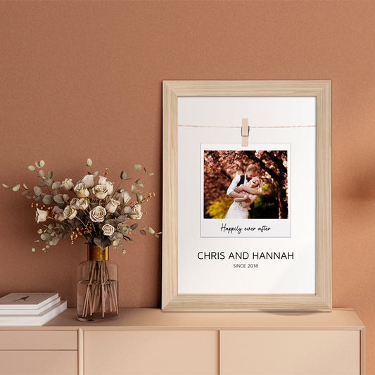 Personalized Couple's Polaroid Print