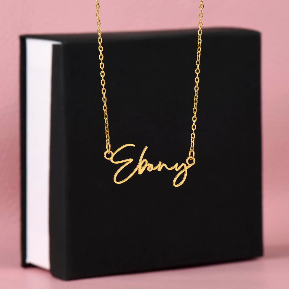 Signature Custom Name Necklace - GiftsofaKind