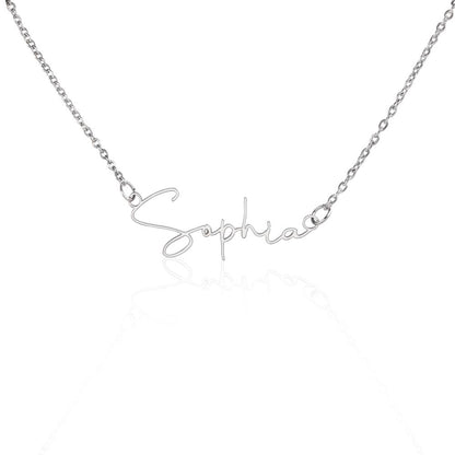 Signature Custom Name Necklace - GiftsofaKind