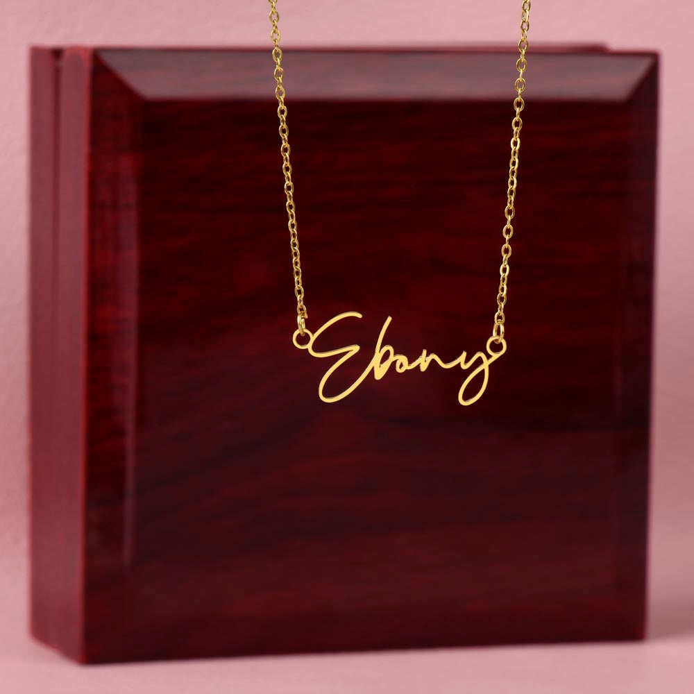 Signature Custom Name Necklace - GiftsofaKind