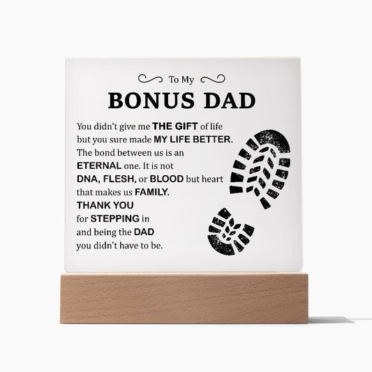 Step Dad Gift Plaque