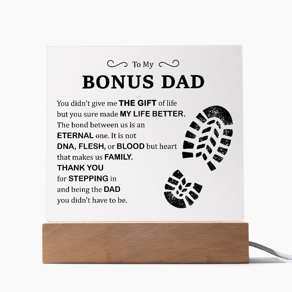 Step Dad Gift Plaque 