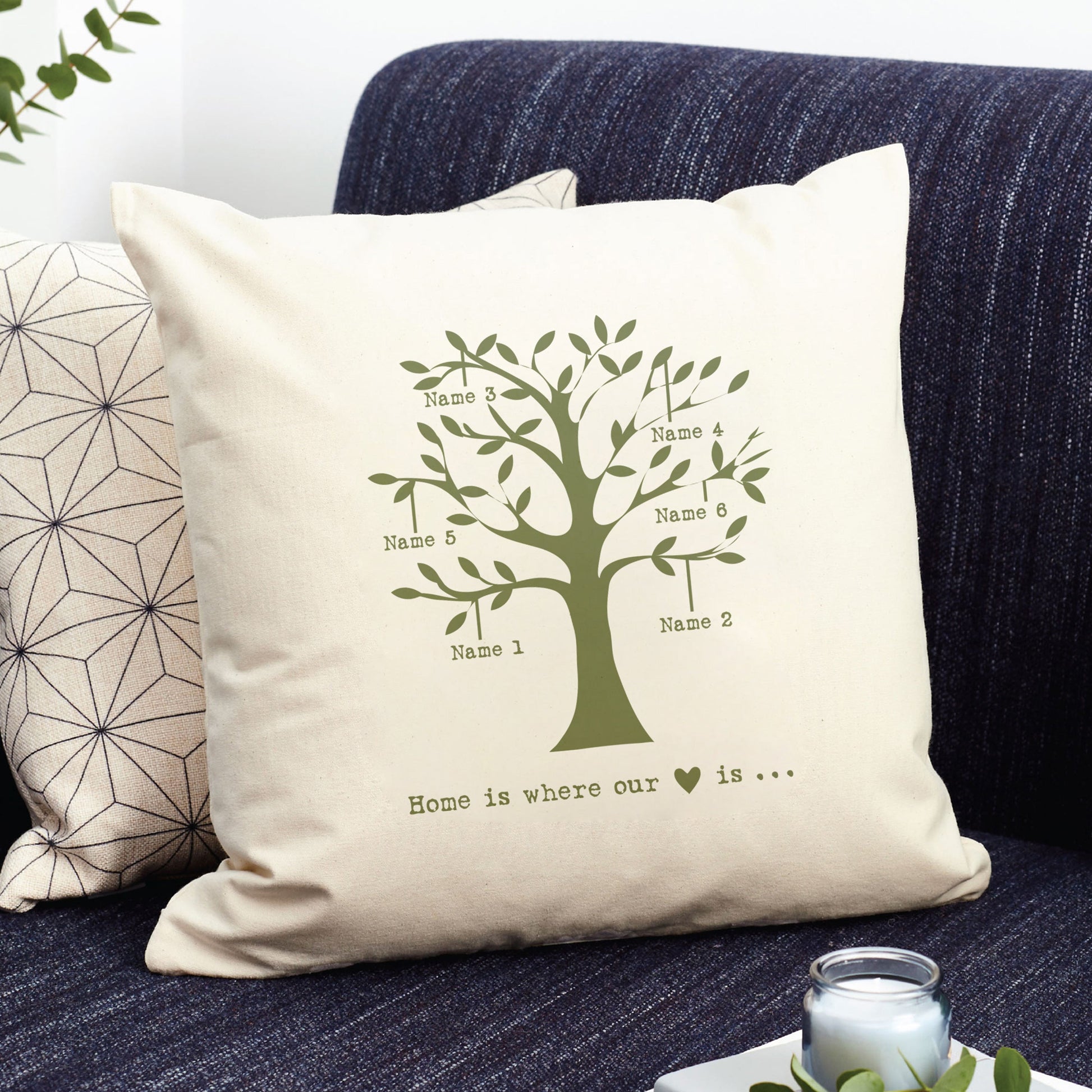 Personalized Family Tree Cushion Cover - GiftsofaKind