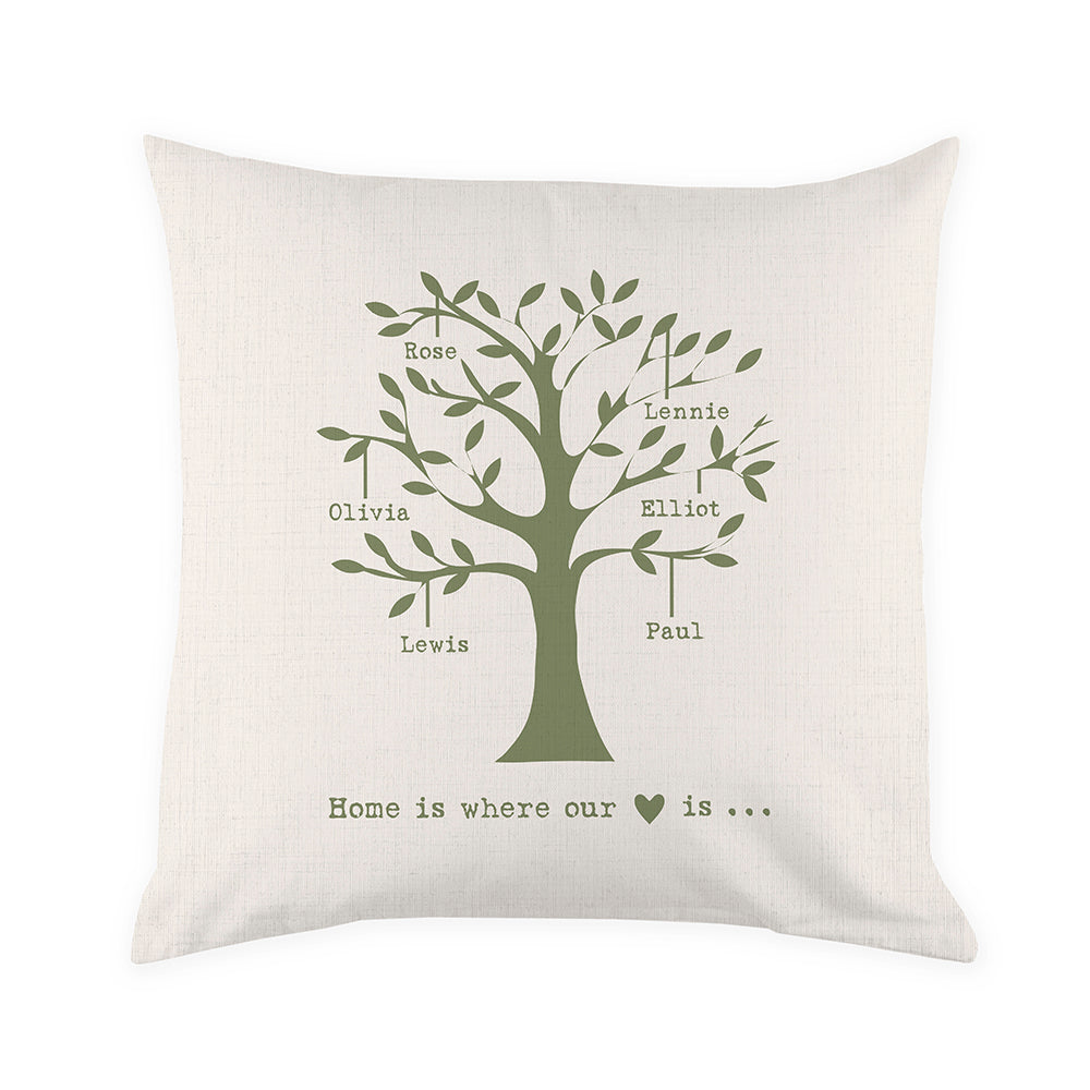 Personalized Family Tree Cushion Cover - GiftsofaKind