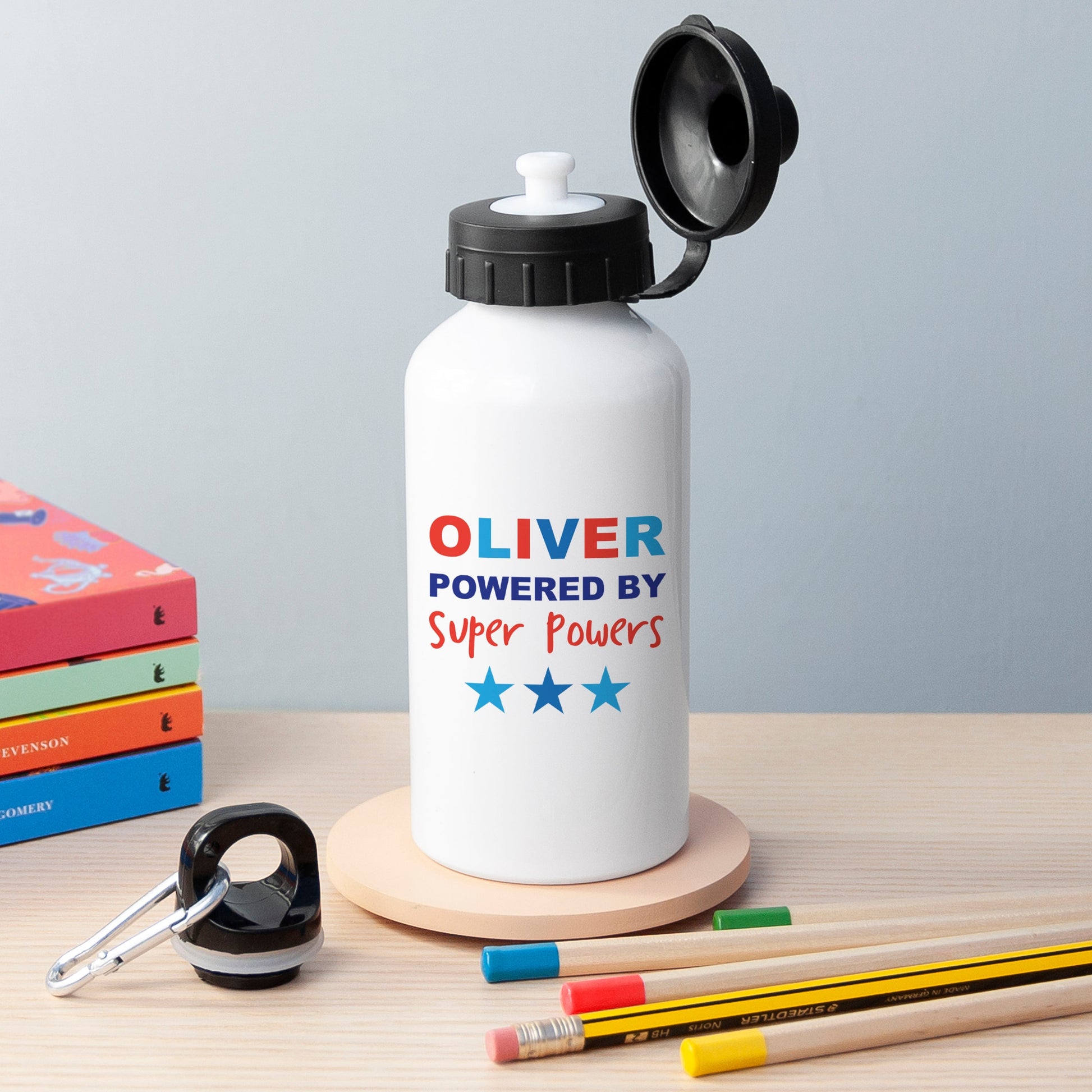 Personalized Water Bottles - Personalized Child's Powered By Water Bottle 