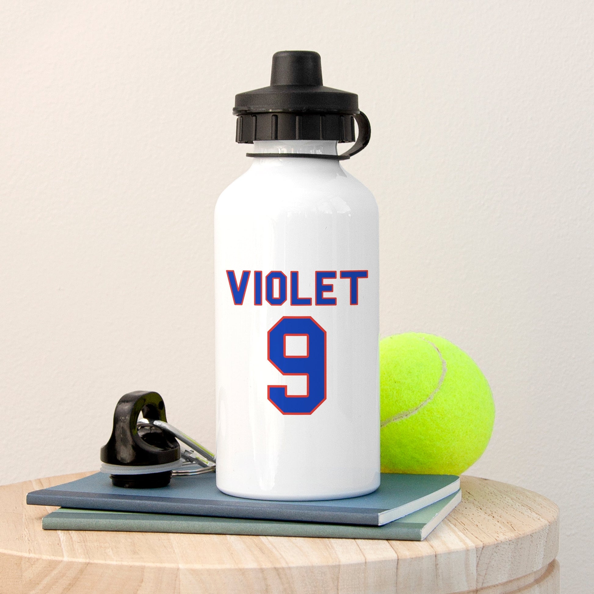 Personalized Water Bottles - Personalized Shirt Number Water Bottle 