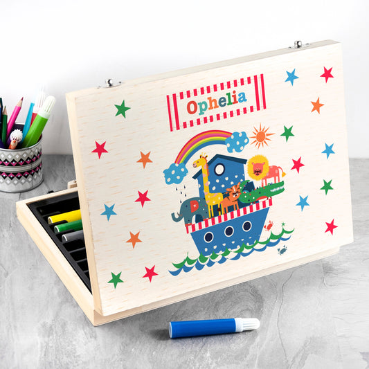 Personalized Kid’s Noah's Ark Colouring Set