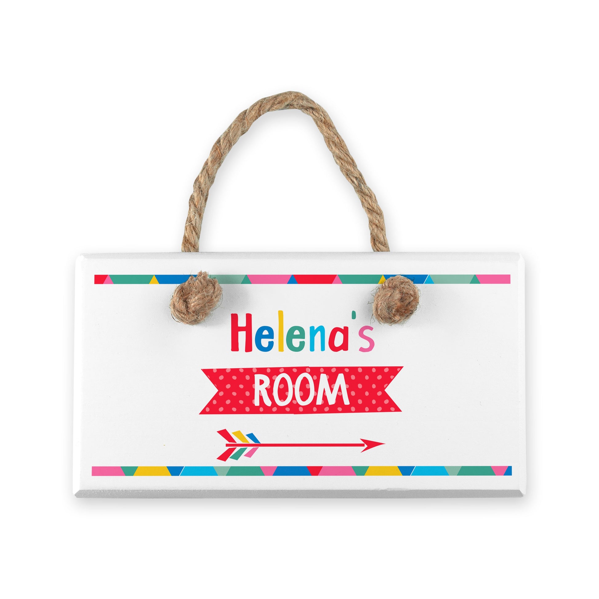 Personalized Signs - Personalized Kid’s Colourful Wooden Door Sign 